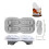 Large Shoe Shaped Ice Maker Flexible Silicones Ice Cube-Blue 3