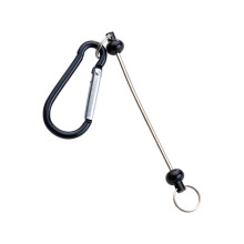Beadable sleutelhangers Bars Blank Beadable sleutelhangers-Zwart