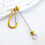 Kralen sleutelhangers Bars Charm Blank Beadable- roze 7