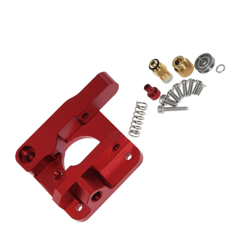 Cr10 10S 3D Printer Moving Part Aluminum Alloy Double Gear Extruder Metal Red 5011369200142