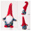Independence Day Gnome Tomtes Dwarfs for Tiered Tray-Red Hat 6