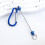 Kralen sleutelhangers Bars Charm Blank Beadable- roze 5