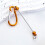 Kralen sleutelhangers Bars Charm Blank Beadable- roze 6