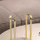 Elegant Acrylic Cup Dispenser Stand-Gold Single Cup Position 7