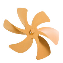 Stove Fan Blades aus Aluminiumlegierung für Kamin, Gold, 96g