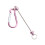 Kralen sleutelhangers Bars Charm Blank Beadable- roze 1