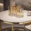 Elegant Acrylic Cup Dispenser Stand-Gold Single Cup Position 3