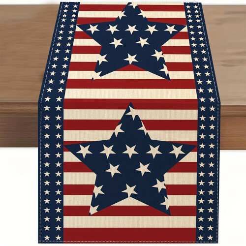 Onafhankelijkheidsdag Tafelloper Amerikaanse feesten-Type A