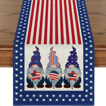 Independence Day Table Runner 7.4 Redness Blue White-Section B