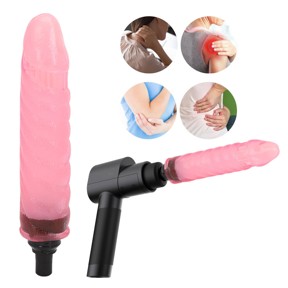 Pink Silicone Massage Gun Head Replacements for Fascia Gun 0.47-0.51in