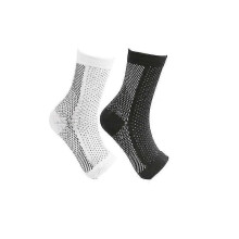 (S M) 2pairs Neuropathy Compression Socks Ankle Arch Support Protect Socks Hk