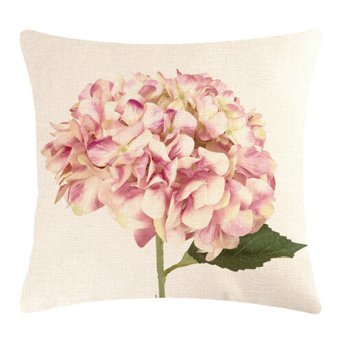 Housse de coussin à fleurs d'hortensia, taie d'oreiller-8