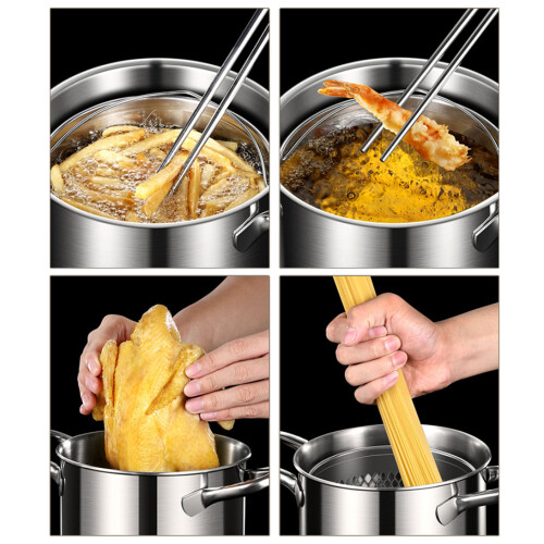 Friteuse pratique, outil de cuisson facile et sûr, friteuse de 1