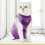 Body pour chat pour blessures post-chirurgicales,-Rose S 7