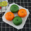 Packung mit 10 künstlichen orangefarbenen-orange 7