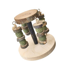 Rodents Rabbit Cage Toy Snacks Ball Natural Grass Molar Grinding
