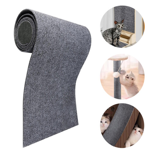 Couverture de tapis pour poste à gratter pour-gris foncé L 2