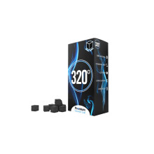 4kg - 320 Premium Coconut Shisha coal charcoal (25mm Cube) for hookah & BBQ 4 kg - 288 pieces - Nicotine Free