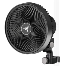 AC Infinity CLOUDRAY A9, Grow Tent Clip Fan 23cm with Redesigned Long-Life EC Motor, Custom 10 Dynamic Wind Speeds, Weatherproof IP-54, Manual Swivel