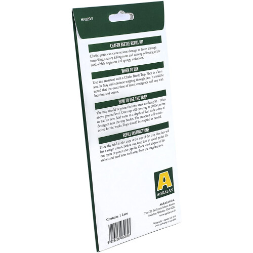 Agralan RHS Approved Natural Pheromone Lure Traps & Refills | Codling Moth | Plum Moth | Box Tree Moth | Chafer Beetle | Raspberry Beetle Control (Ch 2