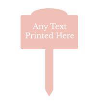 1stclassgifts [Custom] Personalised Any Text Traditional Garden Stake Spike Marker Tree Marker Garden Sign Selection Of Colours Available (UV PRINTED