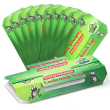 AMFUN 10 Pack Multi-Use Pest Sticky Spider Traps,Spiders And Crawling Insect Killer Traps,Extra Strong Glue Catcher,Safe Effective Pads For Kitchen B