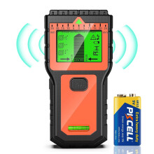 Stud Finder Wall Scanner - 8 in 1 Stud Detector with LCD Display & Audio Alarm, Wire Detector for Wall Wood AC Wire Metal Studs Cable Joist Pipe Dete