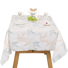 ATBEAMEN 2pack Maple Leaf Wipe Clean Table Cloth, 137 x 180cm Rectangular PVC Table Cloth, Oil-proof, Stain Resistant, Waterproof, for Parties BBQ Pi