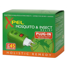 XPELMosquito Insect Relief Plug-in, Insect Killer for Home & Travel Lasts up to 45 Nights per Refill, Mosquito Repellent Plug in, Jungle Formula Inse