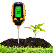 Soil pH Tester, BlumWay Upgrade 5 in 1 Soil Tester Meter Soil pH Testing Kit Soil Moisture Meter Soil Thermometer Greenhouse Accessories Soil Testing