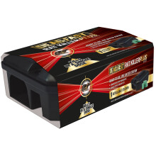 Deadfast 20300395 Rat Killer Plus, Ready To Use Pre-Baited with Poison Block Bait Station, Black