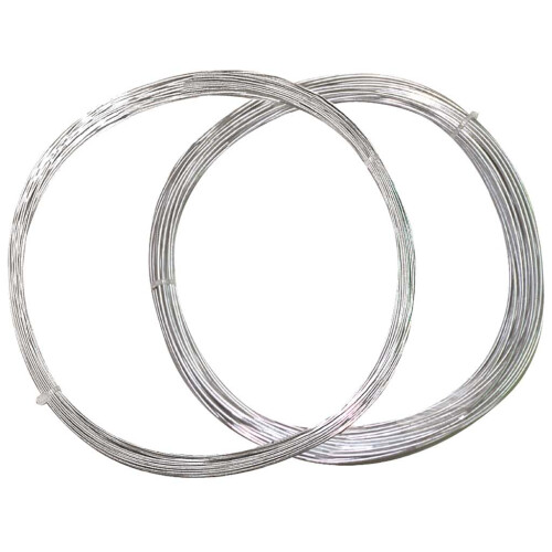 Tildenet 30m/ 1mm Galvanised Wire Coil, Silver 1