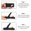 BOMPOW Mouse Traps Reusable Snap Mice Traps That Work Rodent Killer Easy to Bait, 4 Pack 4