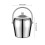 Ice Bucket with Handle Ice Container Metal Ice Barrels-large 5
