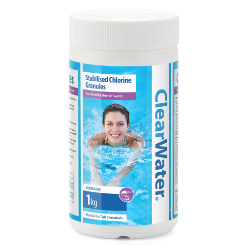 ClearWater Clearwater 1kg Chlorine Granules