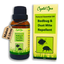Bed Bug & Dust Mite Natural Repellent. Safe for Humans & Pets. Smells Beautiful. Makes 6 litres. Spray On Beds, Sofas, Carpets, Floors, Furniture Leg