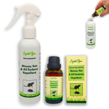 Makes 30+ Bottles of Mouse, Rat & All Rodent Repellent Spray. Peppermint Oil Based. Tried & Trusted. Including Eucalyptus, Citronella, Lemon, Chilli,