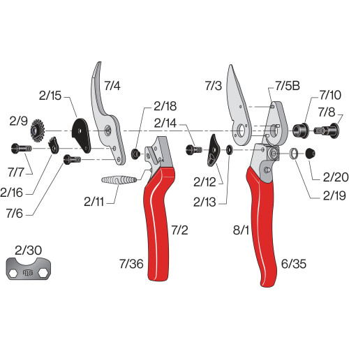Felco Felco FEL8 Model 8 Classic Secateurs (Renewed) 2