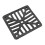 Black Cast Square Drain Grate Gully Grid Cover (7" 175mm x 10mm) 1