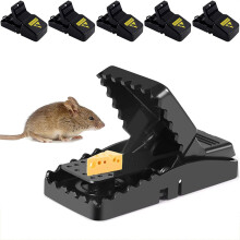 Mouse Trap, 6 Packs Reusable Mice Snap Traps for Indoors, Anti Rodent Powerful Mouse Catcher, High Sensitive Rat Trap Baited Rodent Trap That Kills I