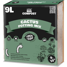 Coco & Coir Cactus Soil (9L) | Succulent Potting Mix | Peat-free Coir Cacti And Succulent Potting Mix | High Drainage Terrarium Soil With Nutrients