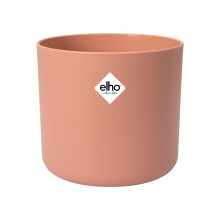 elho B.for Soft Round 14 - Indoor Plant Pot - 100% Recycled Plastic - Ø 13.8 x H 12.5 cm - Pink/Delicate Pink