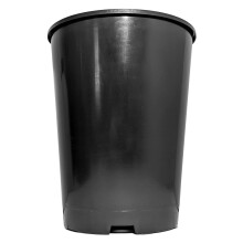 Elixir Gardens Black Recycled Plastic Deep Rose Pots 1,2,3,4,7 Litre Quality Plastic Plant Pot | 3ltr x 200