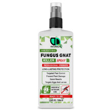 DD Teck 100% Natural Fungus Gnat Killer Spray, Garden & House Plant Bug Killer, Organic Effective, Fast Acting Insect Control, Ideal for Flowers, Veg
