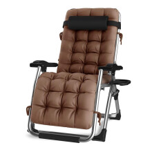 DQCHAIR Folding Zero Gravity Sun lounger Heavy Duty, Extra Wide Reclining Garden Chair, Recliner for Beach Patio Garden Camping Outdoor with Cup hold