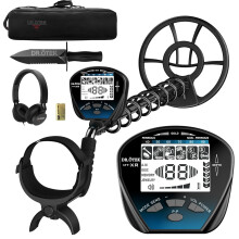 DR.ÖTEK Metal Detector for Adults Professional, Lightweight, Pinpoint & Exclusive Memory Mode, Higher Accuracy, IP68 Waterproof Coil, Bigger Backlit