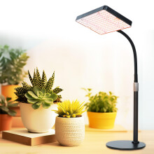 FECiDA Grow Lights for Indoor Plants, UV-IR Full Spectrum Desk LED Plant Grow Light, 25 Watt 2000 Lumen Houseplant Growing Lamp with On/Off Switch, 1
