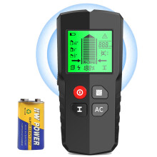 EXTSUD Stud Finder Wall Scanner - 5 in 1 Electronic Sensor Wire Detector for Wall with LCD Display & Audio Alarm, Stud Detector Finder for Wall Wood