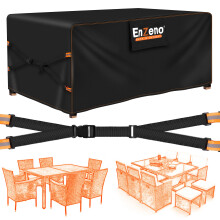 Enzeno Patio Furniture Covers,188x120x74 patio furniture covers waterproof,500D Heavy Duty Patio table cover for Outside,windproof for Suitable for p