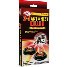 FERRIS | 2pk Ant Killer Bait Station Destroys Ants and their Nests | Ant Traps used Indoors, Kills Ant Colonies Use at Home & Garden | Strongest Cont